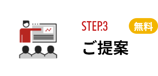 STEP.3 ご提案　無料